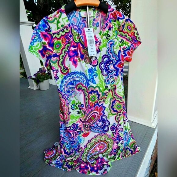 IVY ROAD paisley flowy dress new w tags small msrp $68 - Picture 6 of 13
